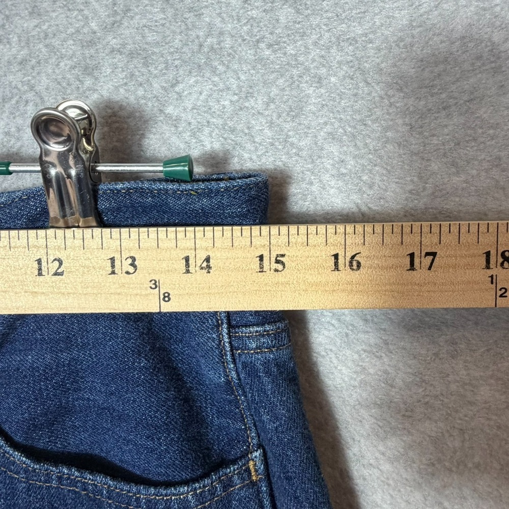 J.Crew Denim Midi Skirt 27 Dark Wash Front Slit Pencil Straight Stretch Cotton - Picture 9 of 10